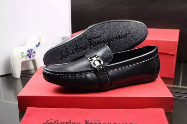 Salvatore Ferragamo Business Casual Men Shoes--074